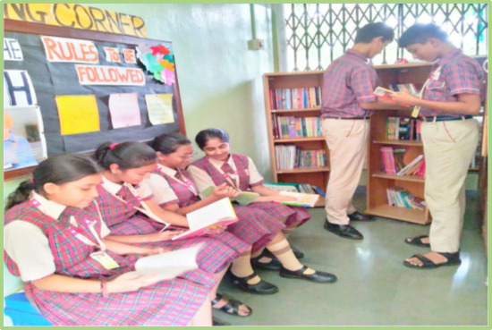 The focus of the Reading Corner is to promote regular reading habits ...
